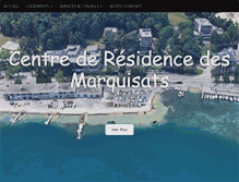 Tablet Screenshot of les-marquisats.com